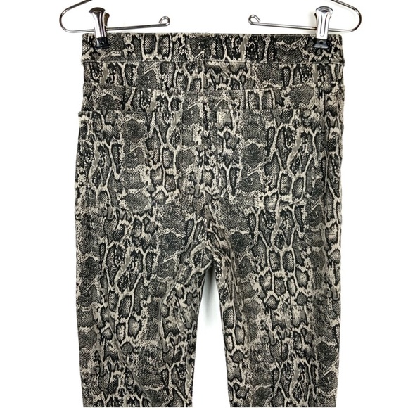 SPANX Jean-Ish Ankle Leggings Taupe Snake Print - Picture 6 of 11